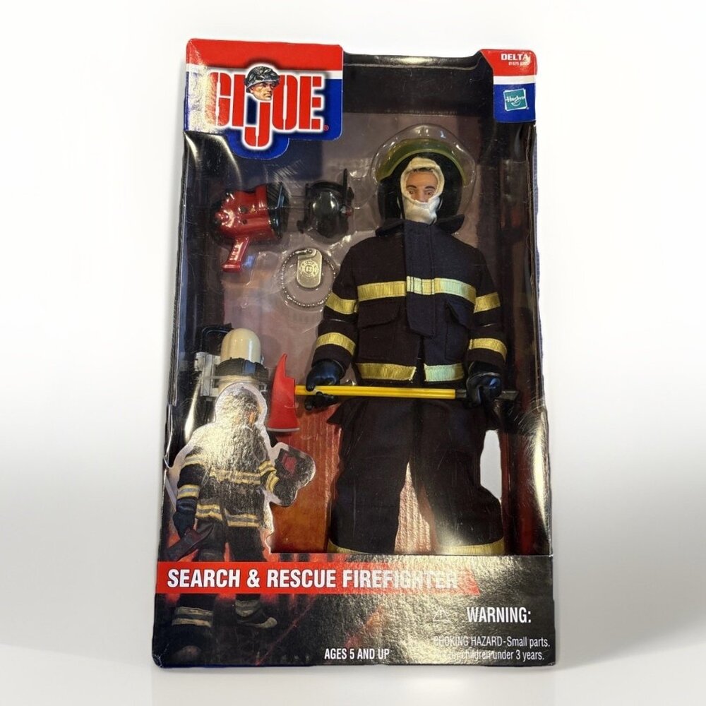 G.I. Joe 2001‎ FIREFIGHTER SEARCH & RESCUE  Hasbro  Fully Equipped Delta 81575